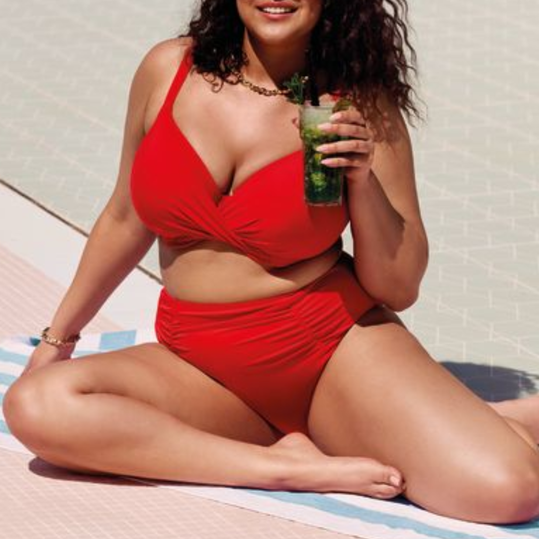 Plain Sailing Plunge Bikini Top