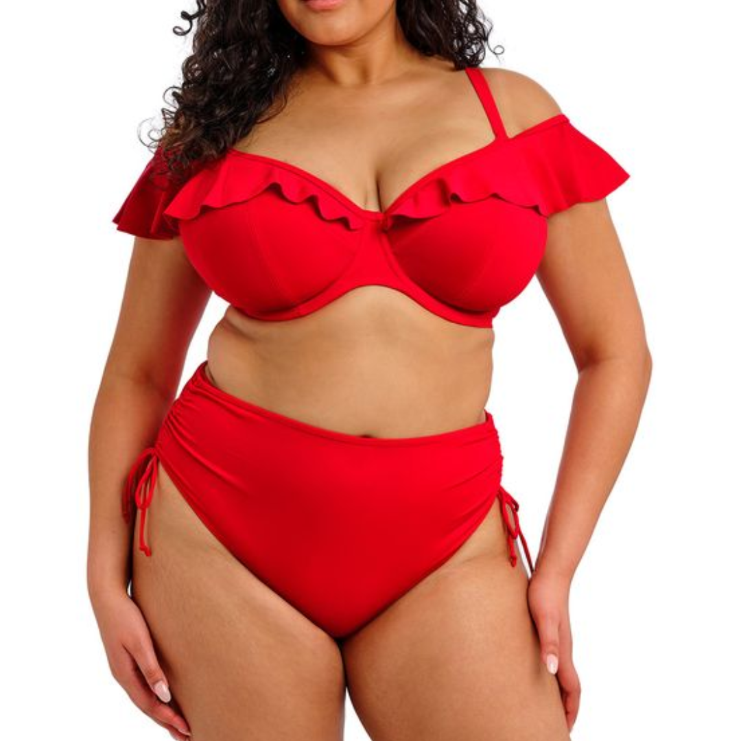 Plain Sailing Bardot Bikini Top