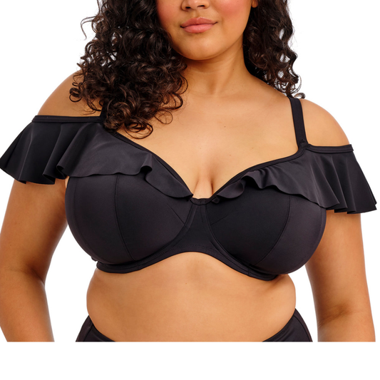 Plain Sailing Bardot Bikini Top