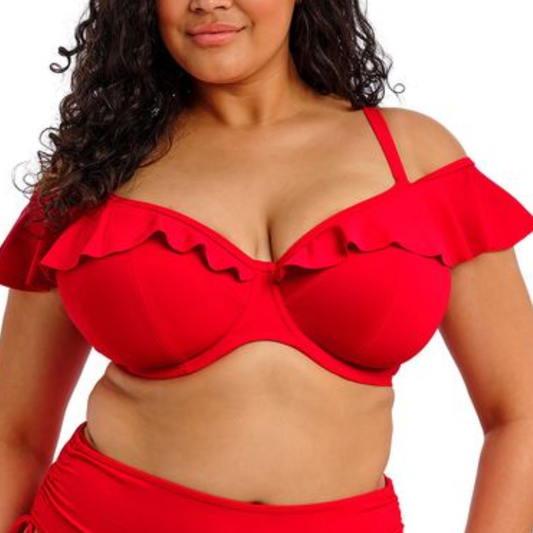 Plain Sailing Bardot Bikini Top