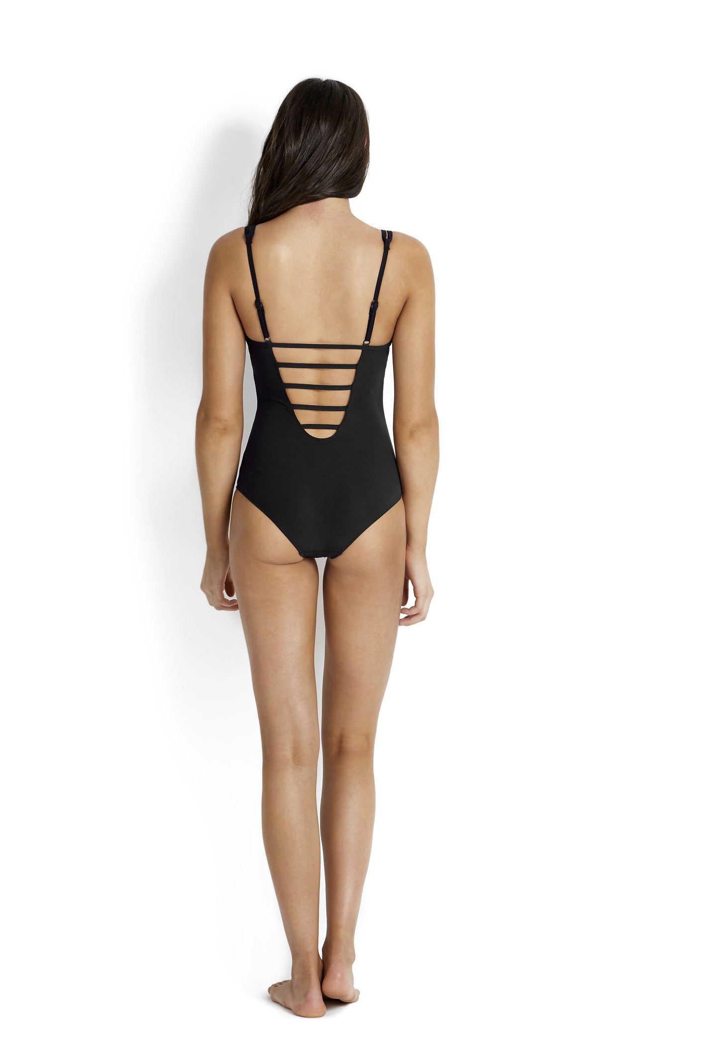 Seafolly Resist Me Deep V Maillot One Piece