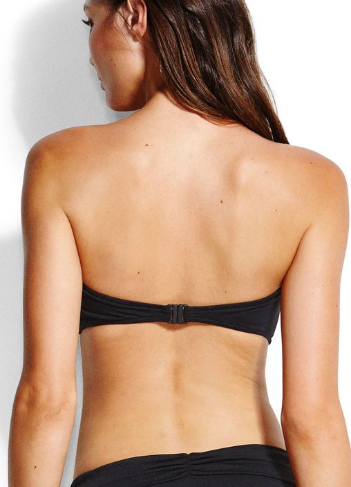 Seafolly Ruched Bandeau Bikini Top