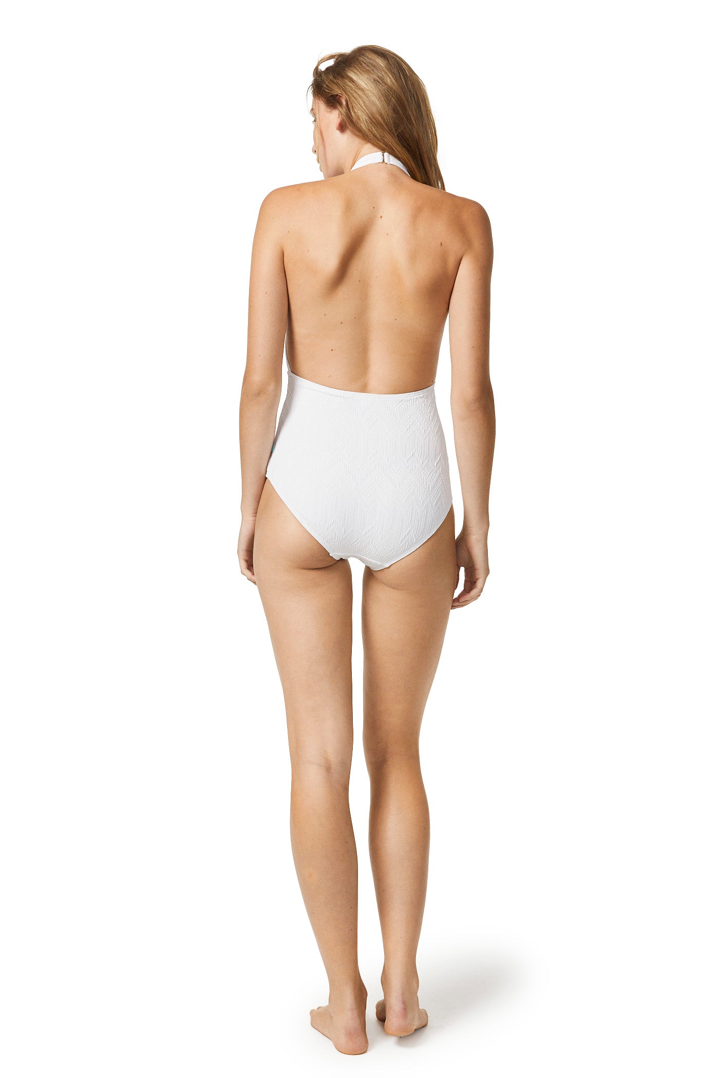 Piha Deep V Halter Swimsuit