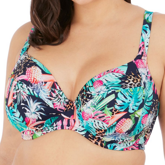 Pina Colada UW Plunge Bikini Top