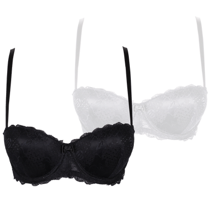 KANGOL - 2 Pack All Over Lace Balcony Bra