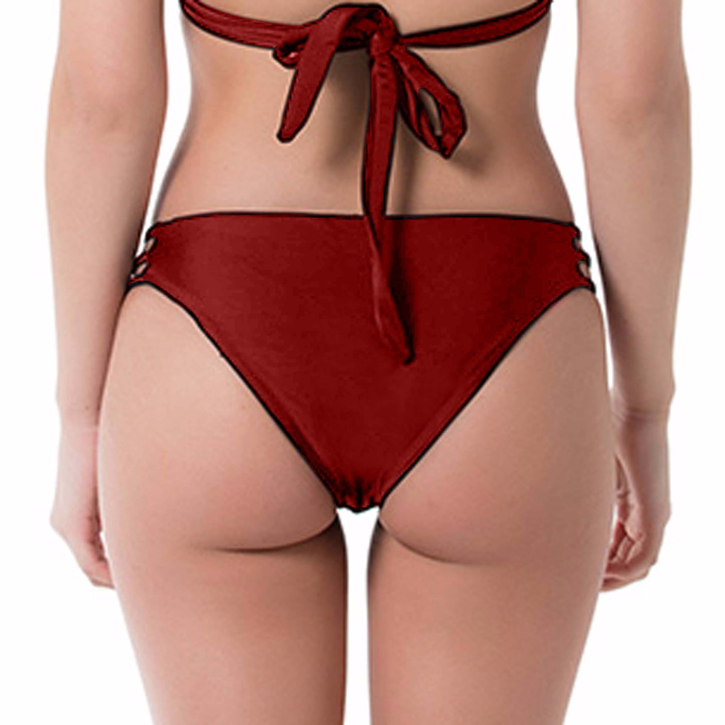 Bacon Bikinis Cheeky Strappy Bikini Bottom
