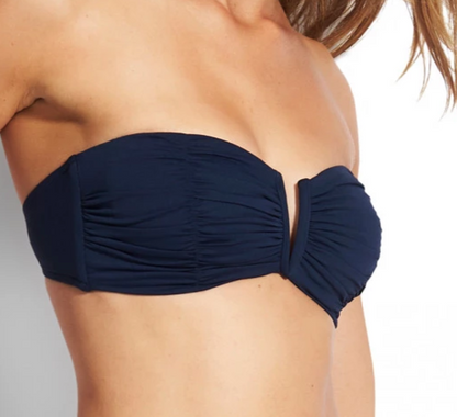 Seafolly Ruched Bandeau Bikini Top